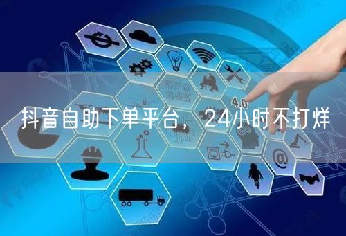 抖音自助下单平台，24小时不打烊