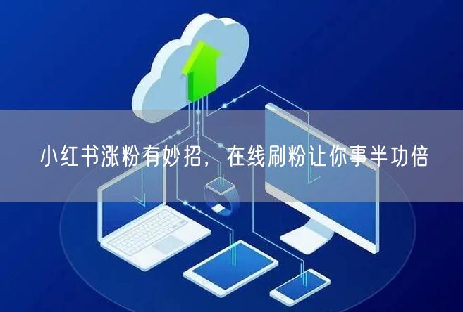 小红书涨粉有妙招，在线刷粉让你事半功倍