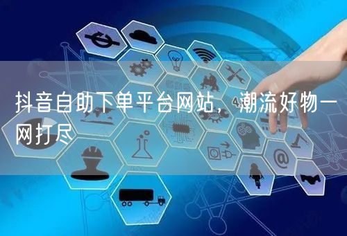 抖音自助下单平台网站，潮流好物一网打尽