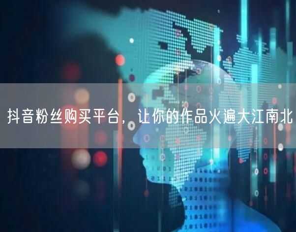抖音粉丝购买平台，让你的作品火遍大江南北